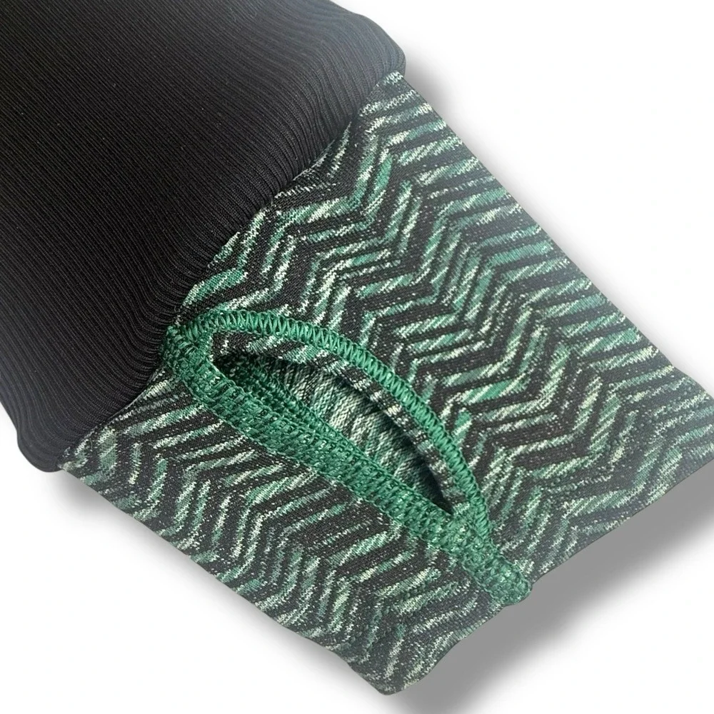 Lululemon Daily Practice Hooded Track Jacket Women's 4 Spacebone Green‎ Chevron - Picture 5 of 8